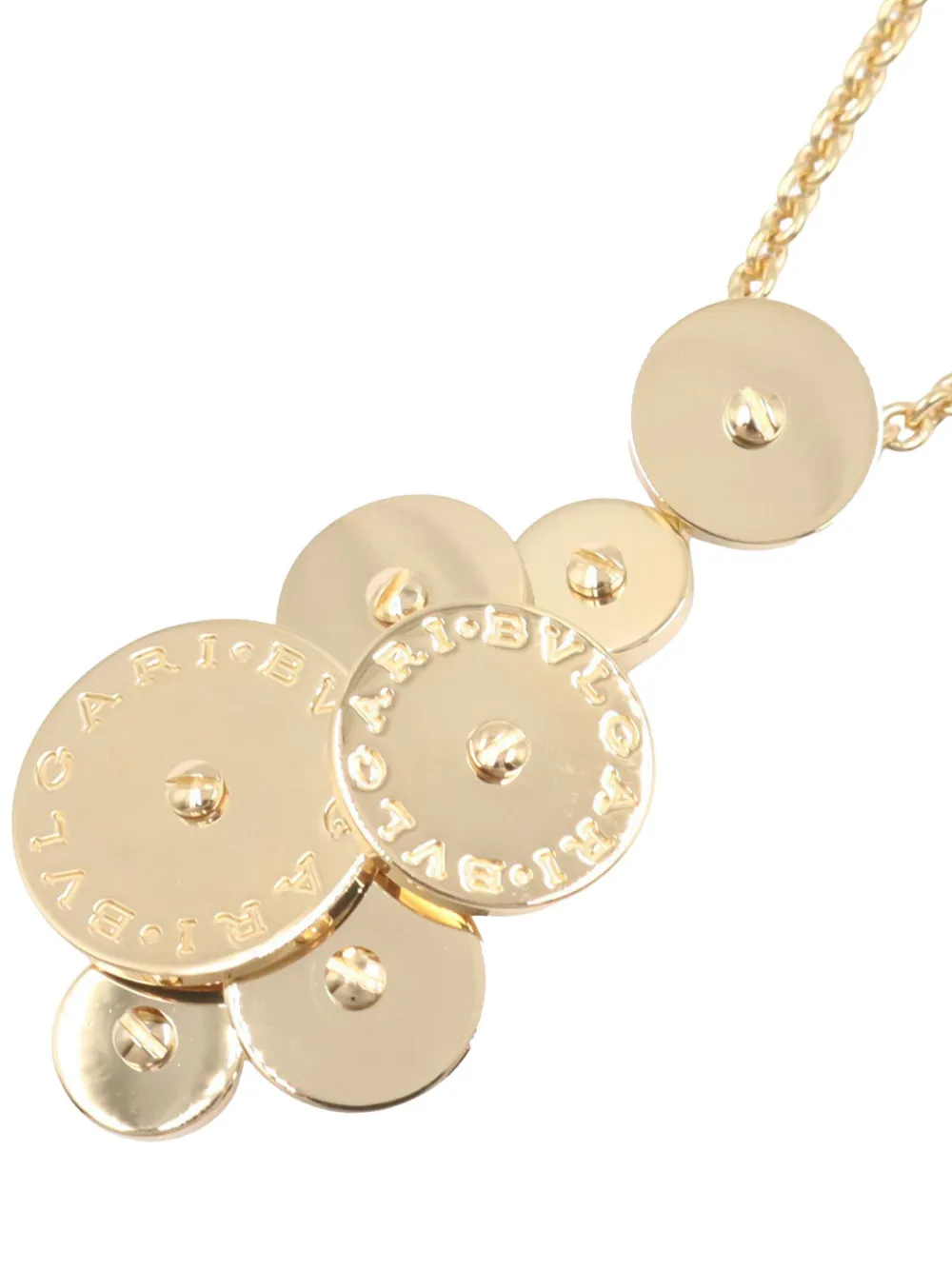 Bvlgari Pre-Owned 2007-2010 18K Yellow Gold Cicladi Discs Pendant necklace | Image 2
