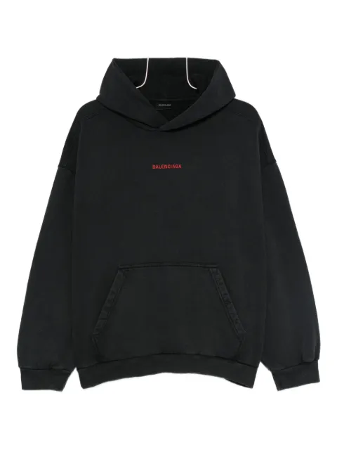 Balenciaga logo-embroidered hoodie