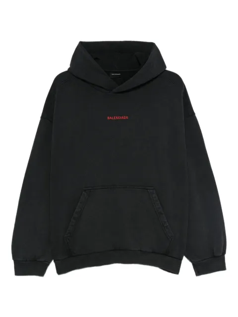Balenciaga logo-embroidered hoodie