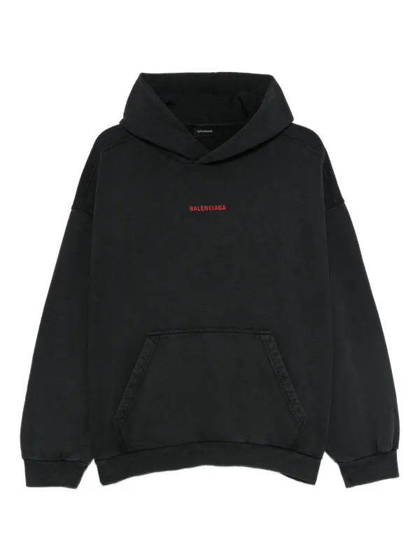Balenciaga バレンシアガ バックロゴ hoodie フーディー Balenciaga Logo-Embroidered Hoodie | Sendegaro BE