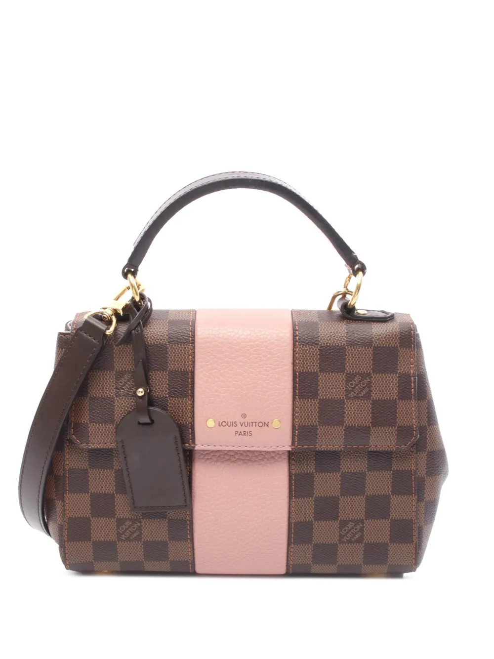 Louis Vuitton Pre-Owned 2018 Damier Ebene Bond Street satchel | Pink | Image 1
