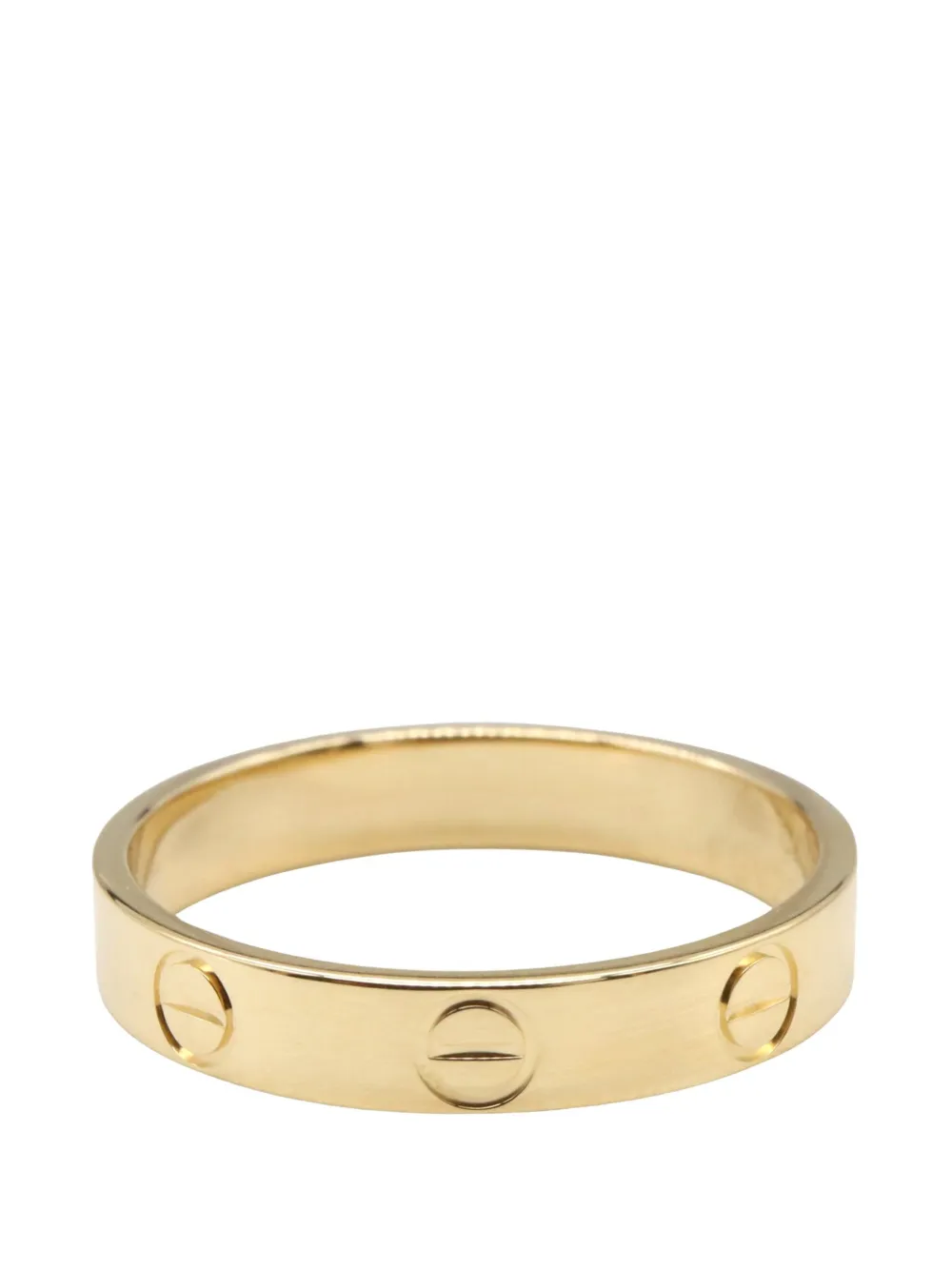 Pre-owned Cartier 2000-2020 Small 18k Yellow Gold Love Ring