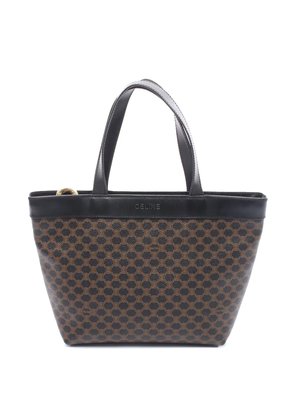 Celine Pre-Owned 20th Century Macadam Coated Canvas handbag | Black | Image 1