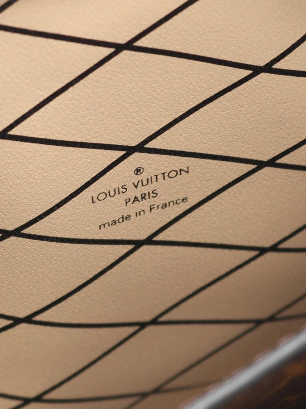 Pre-owned Louis Vuitton 2021-2025 Monogram Reverse Trunk Clutch Crossbody Bag In Brown