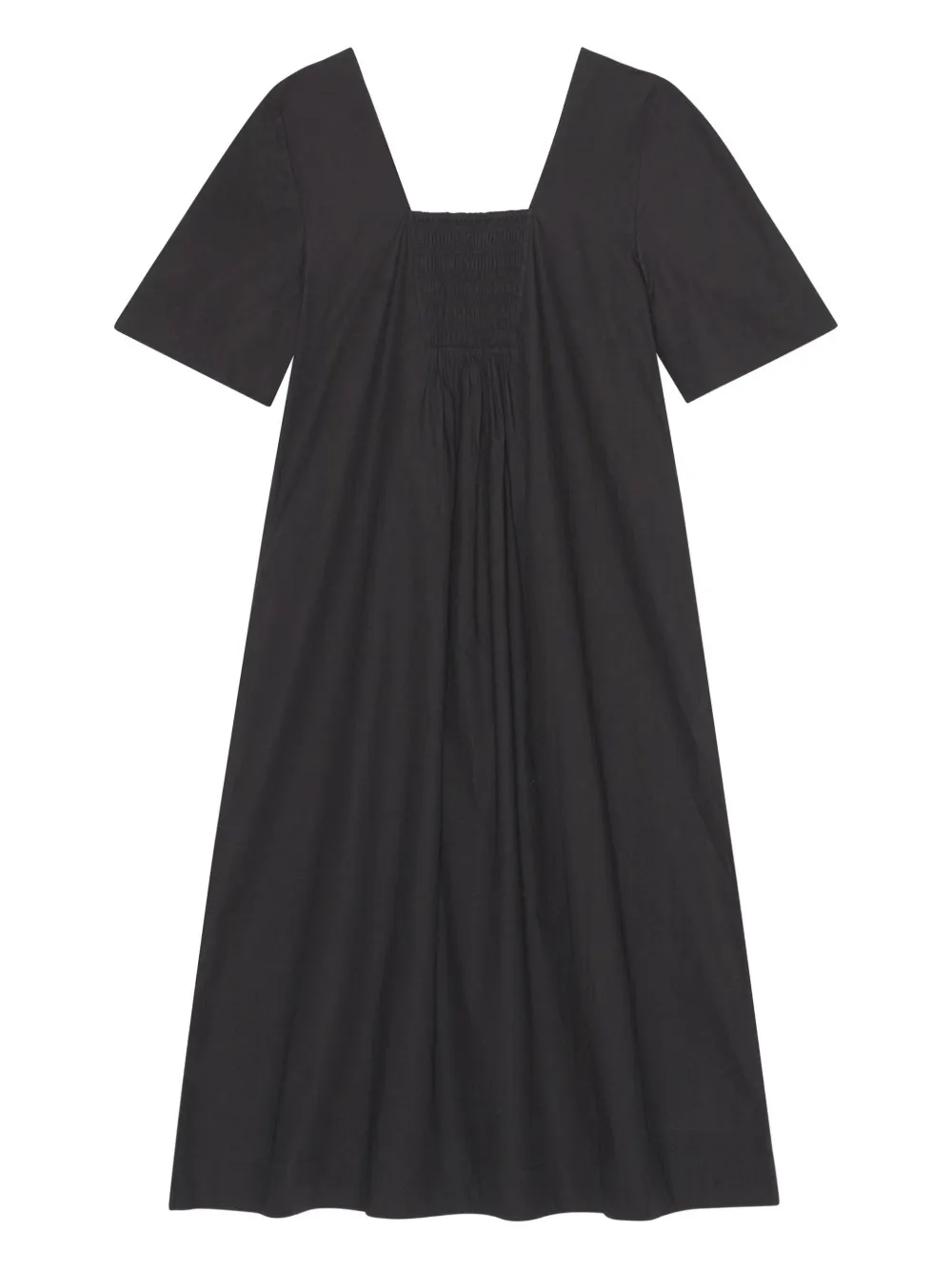 GANNI organic cotton dress - Black