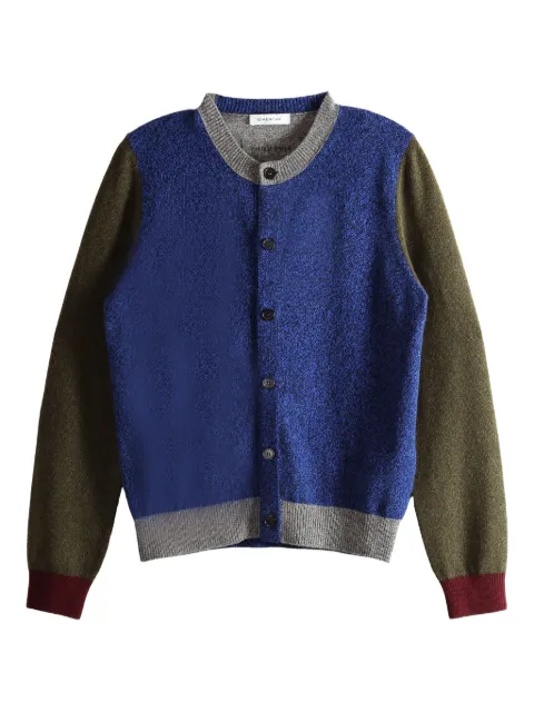 Givenchy colour-block wool cardigan