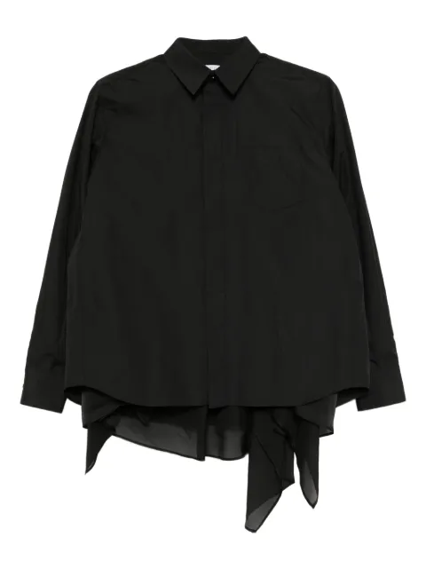 sacai double-layer shirt