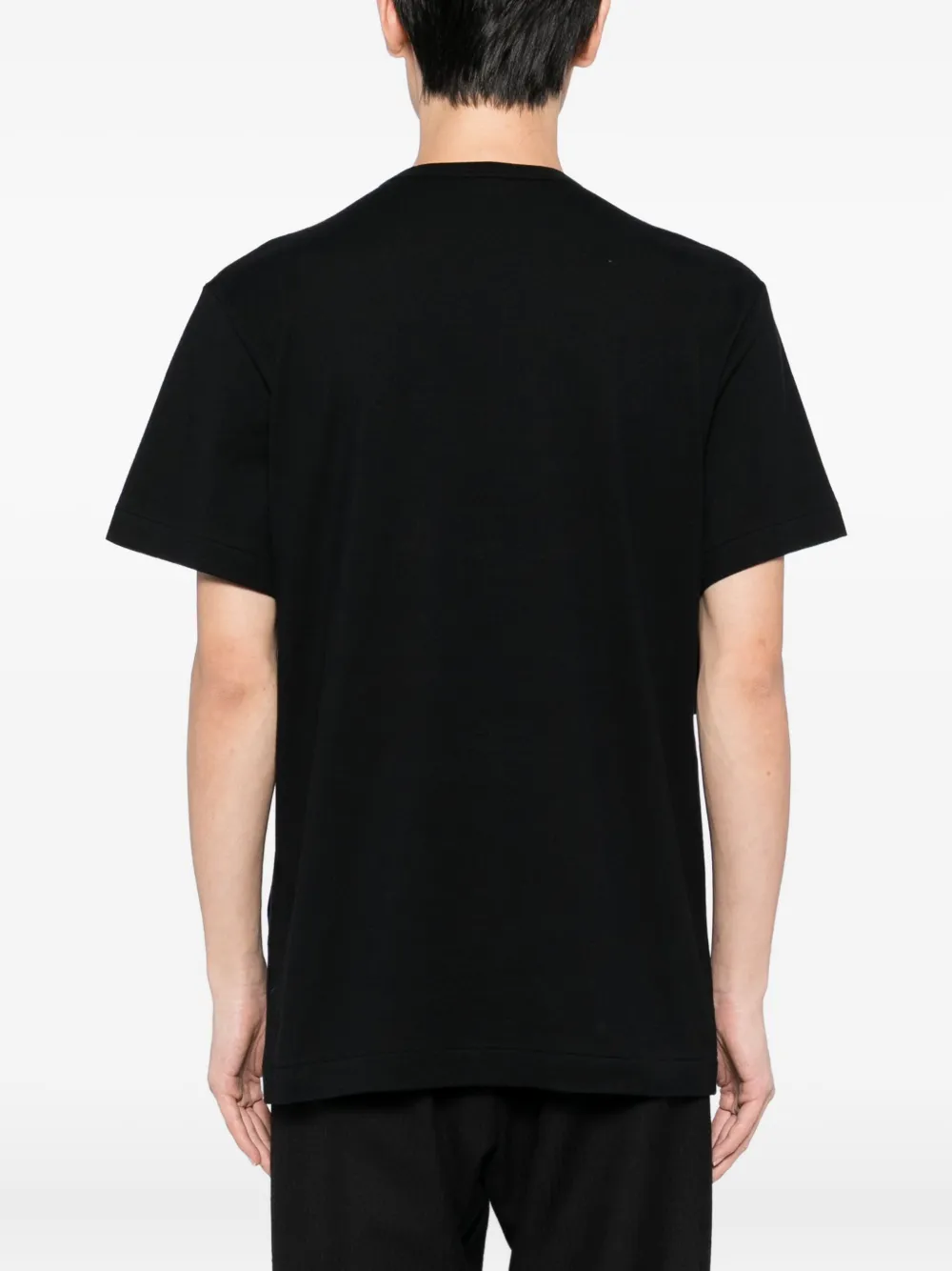 Comme Des Garçons Homme Deux Cotton T-shirt In Black