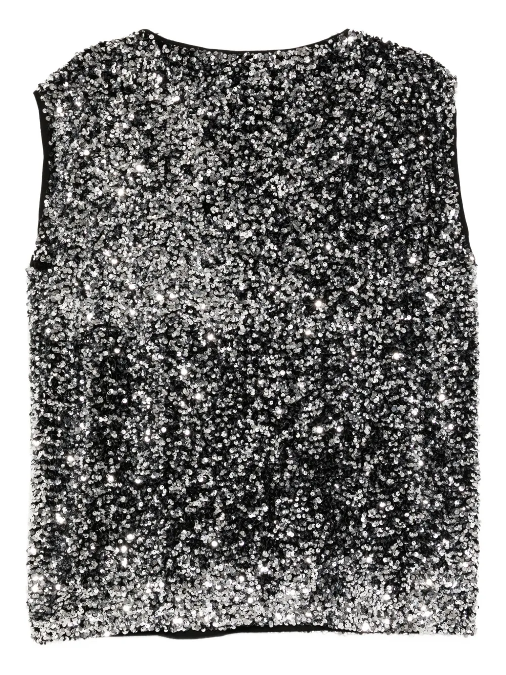 Junya Watanabe x Comme Des Garçons gilet verfraaid met pailletten - Zwart