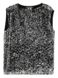 Junya Watanabe x Comme Des Garçons sequin-embellished vest - Black
