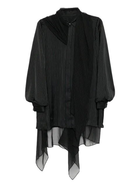 sacai striped dress
