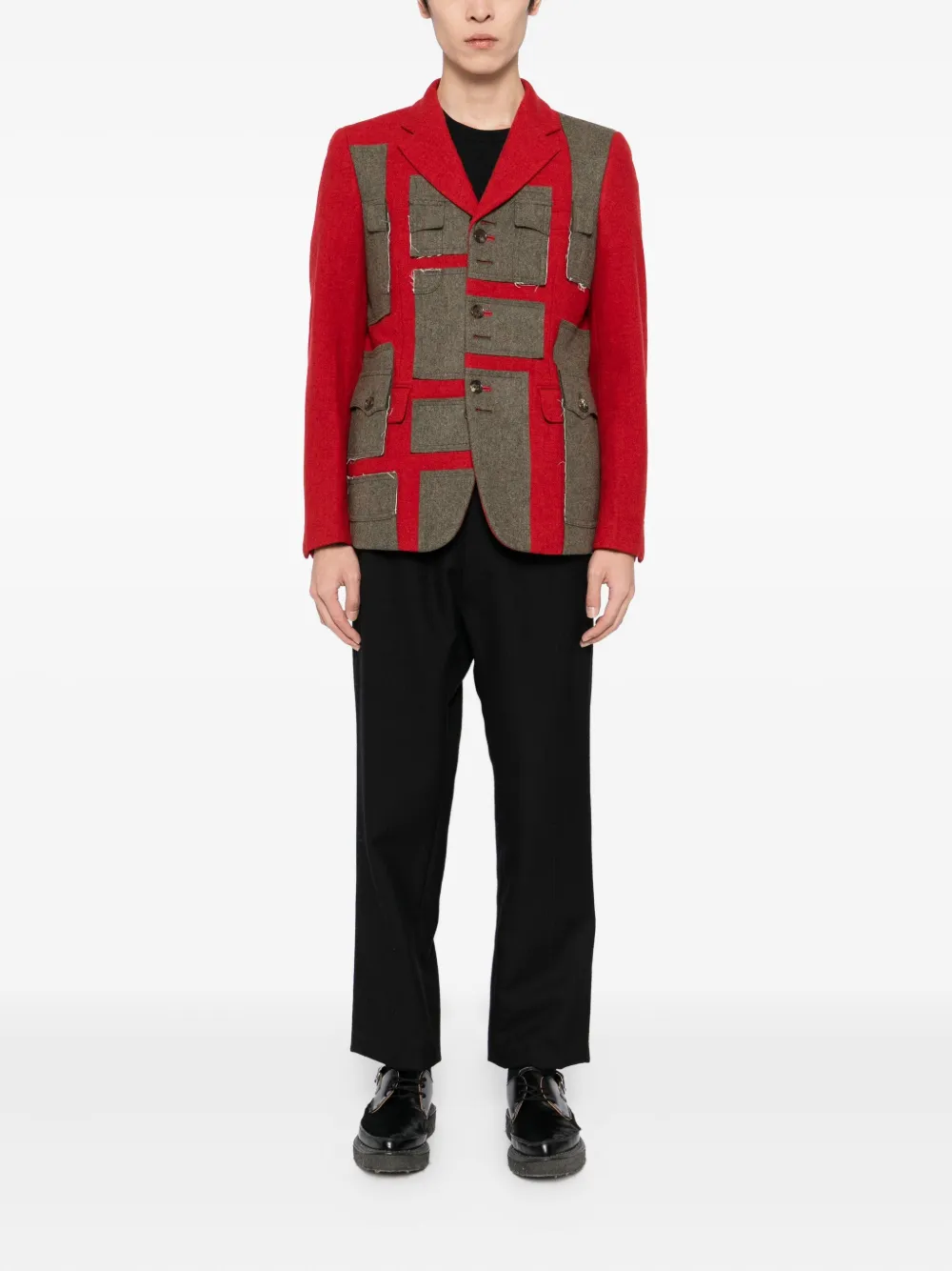 Comme des Garçons Homme Plus patch-work jacket | Blazers | Image 2