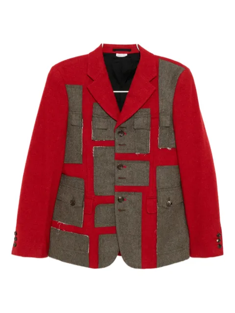 Comme des Garçons Homme Plus chamarra con diseño patchwork