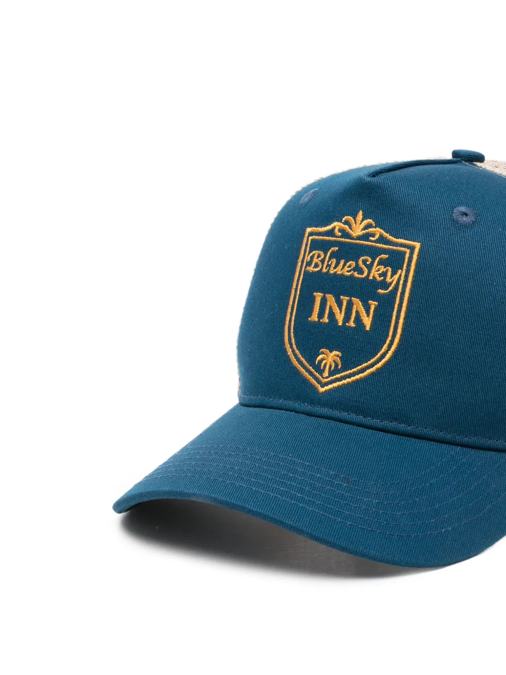 Blue Sky Inn Shield-embroidered Trucker Cap In Multi
