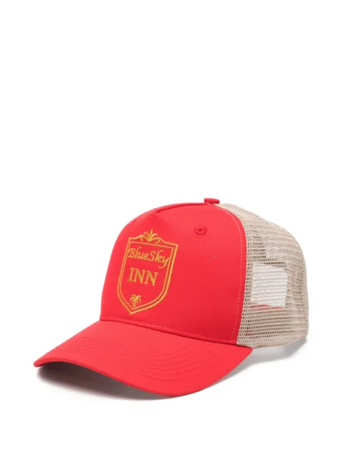 BLUE SKY INN logo-embroidered mesh-back trucker cap