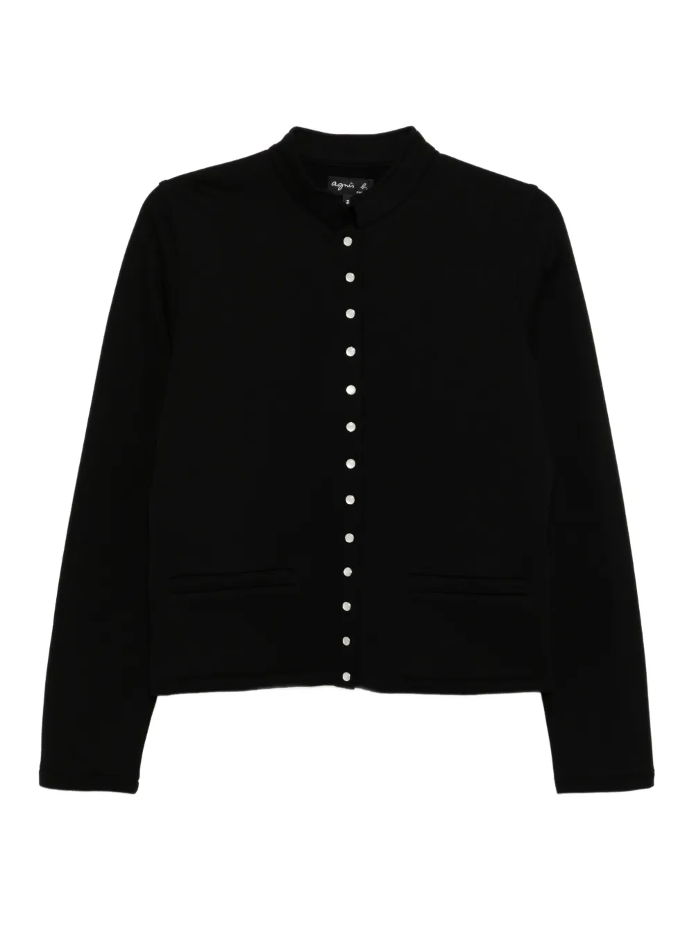 agnès b.  buttoned-up jacket | Black | Image 1
