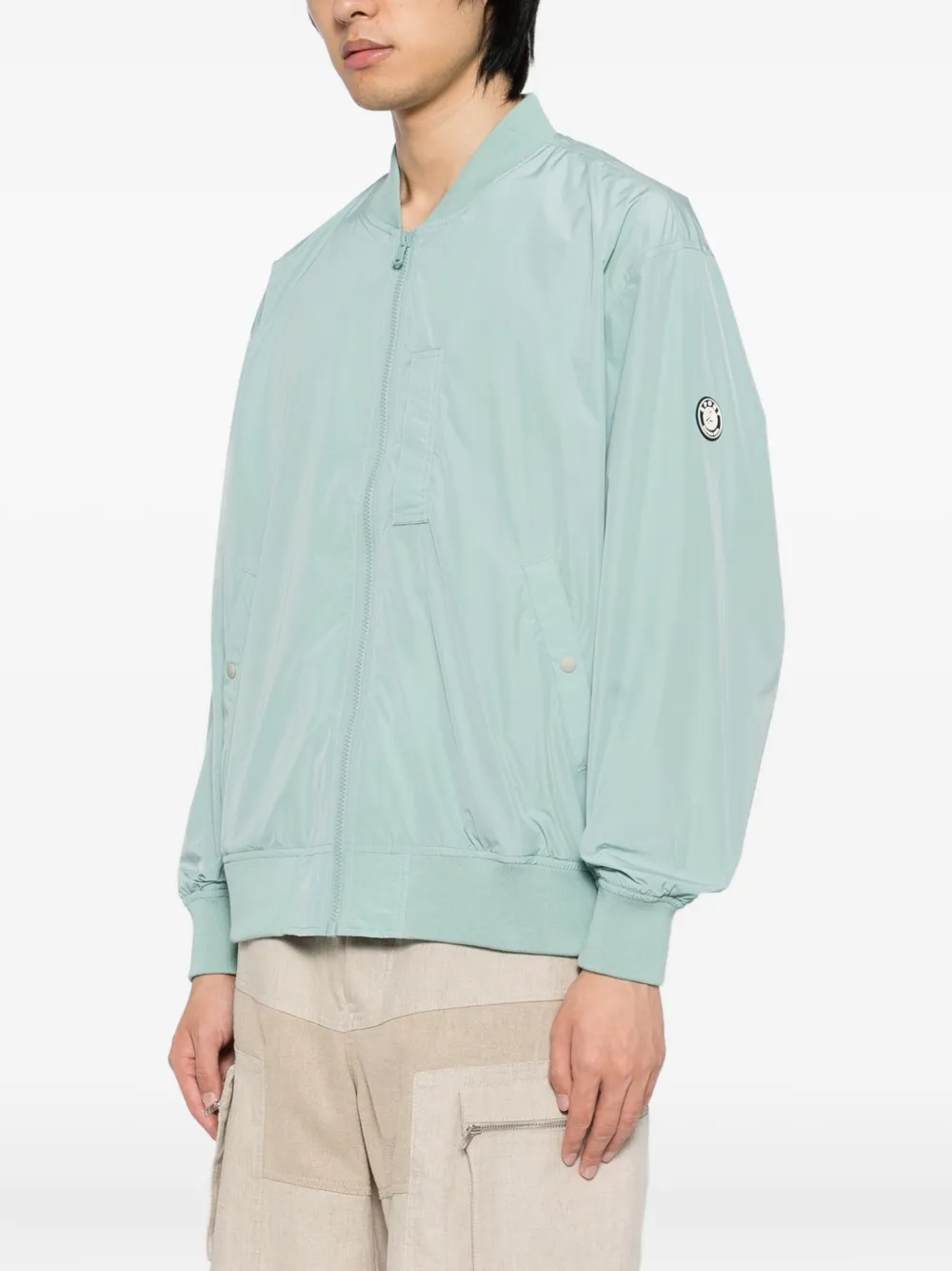 Sport B. By Agnès B. Logo-patched Jacket In Green