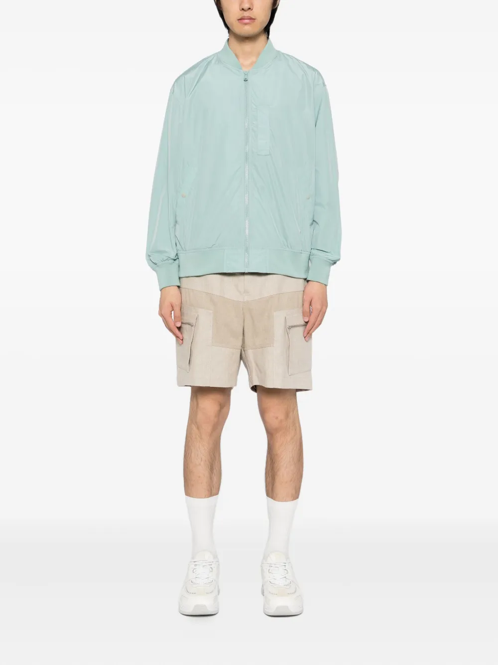 SPORT b. by agnès b.  logo-patched jacket | Bomber Jackets | Image 2