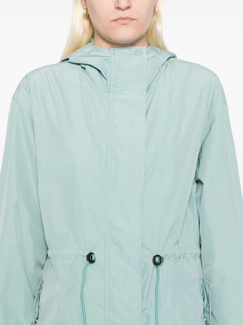 Sport B. By Agnès B. Logo-patch Coat In Blue