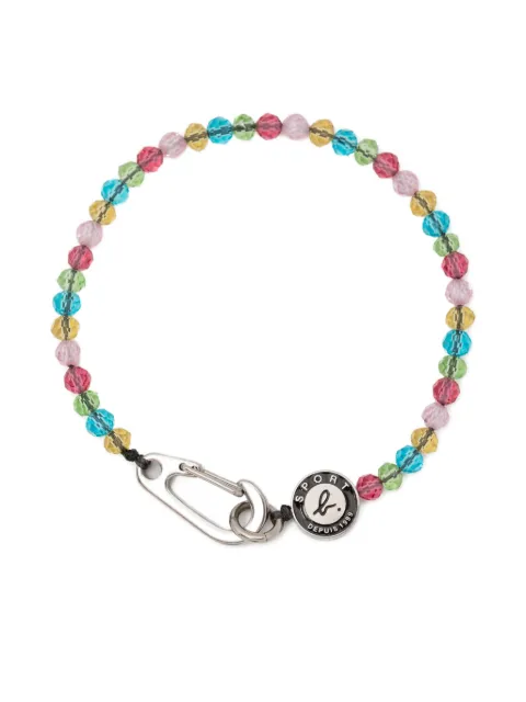 SPORT b. by agnès b. logo-pendant bracelet