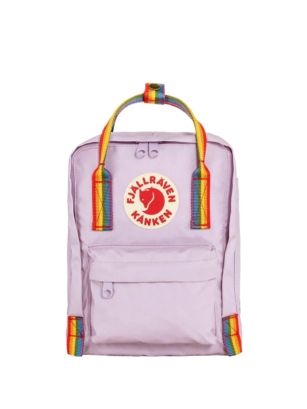 Fjällräven Kånken rainbow-strap backpack - Viola