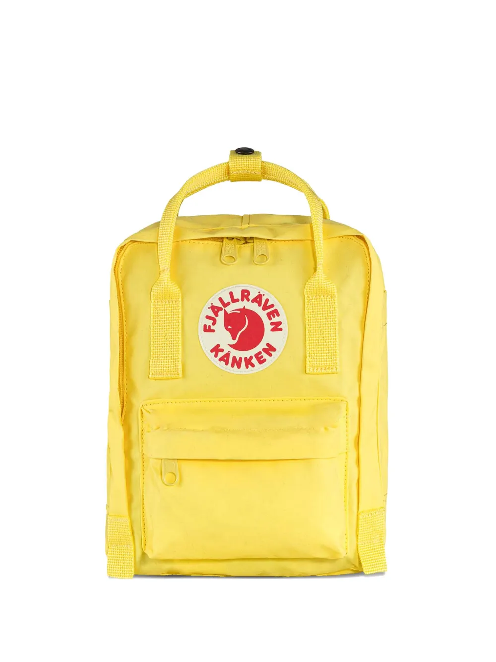 Fjall Raven Logo-patch Top-handle Backpack In Yellow