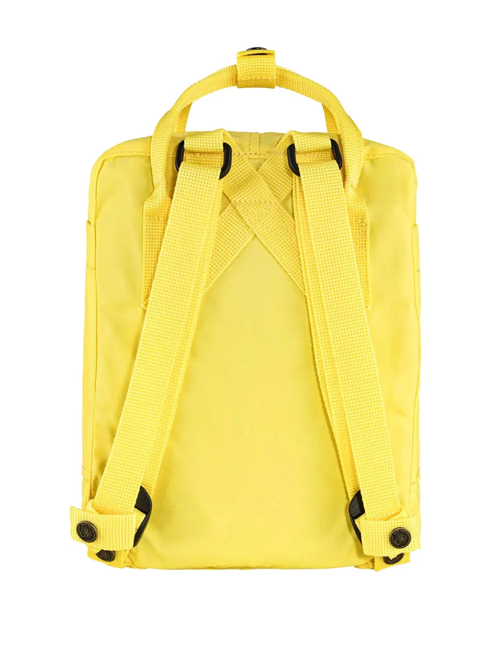 Fjall Raven Logo-patch Top-handle Backpack In Yellow
