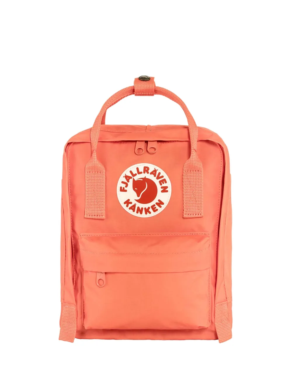 Fjall Raven Logo-patch Top-handle Backpack In Orange