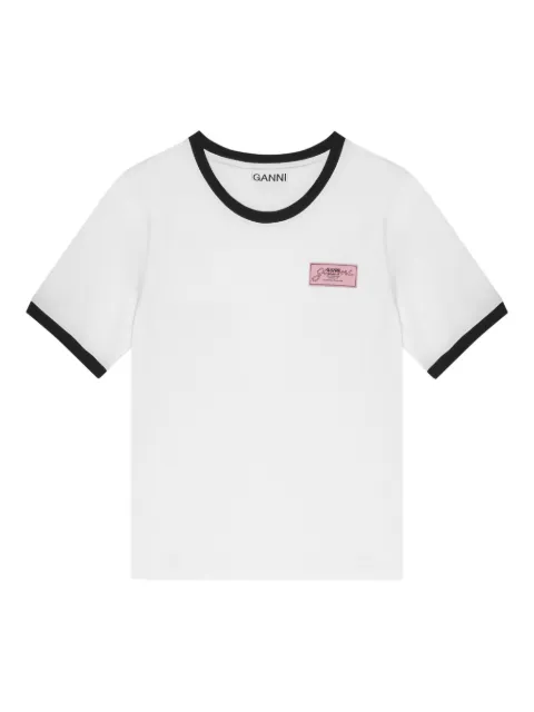 GANNI GANNI T-shirts and Polos White