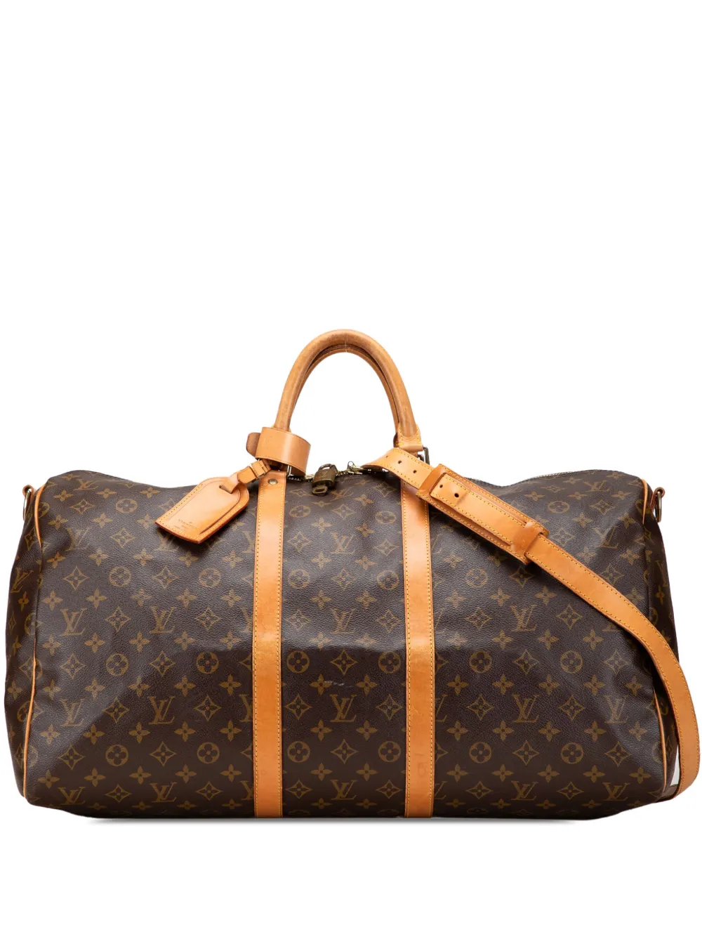 Louis Vuitton Pre-Owned 1993 Monogram Keepall Bandouliere 55 travel bag | Brown | Image 1