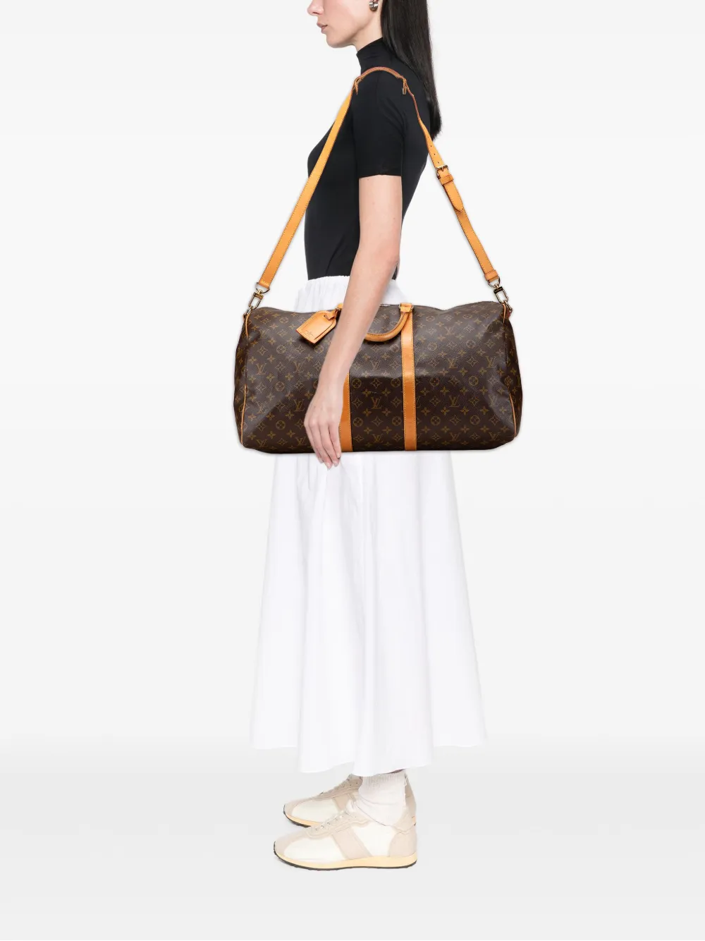Louis Vuitton Pre-Owned 1993 Monogram Keepall Bandouliere 55 travel bag | Pre-Owned | Image 2