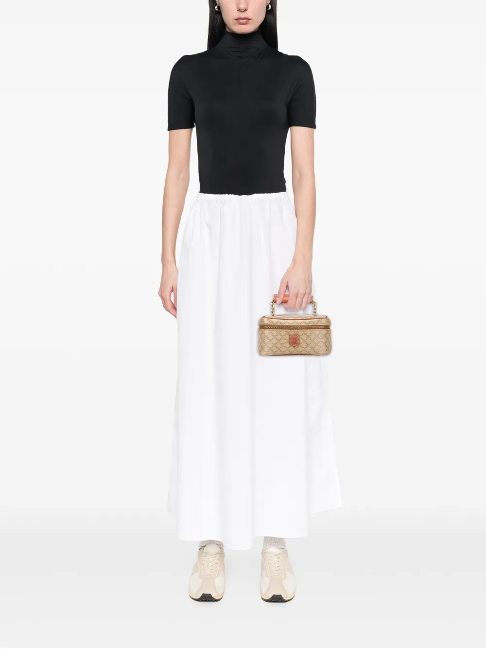 Celine Pre-Owned 1996 Macadam Coated Canvas vanity bag | Pre-Owned | Image 2