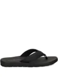 Tommy Hilfiger textured-strap flip-flops - Black