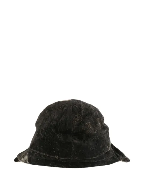Ziggy Chen velvet-effect hat