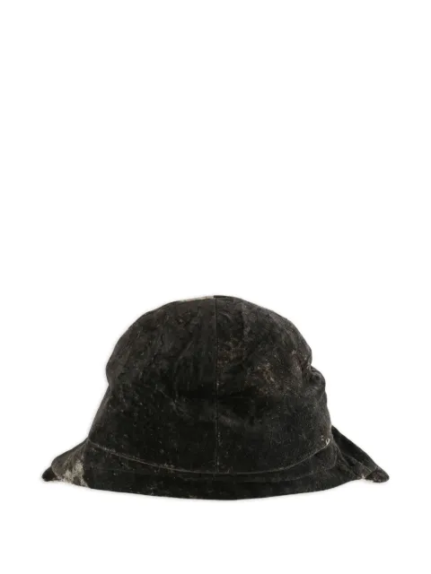 Ziggy Chen velvet-effect hat