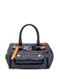 Christian Dior Pre-Owned 2005 Diorissimo Trotter Denim Flight Handle Bag tote bag - Blue