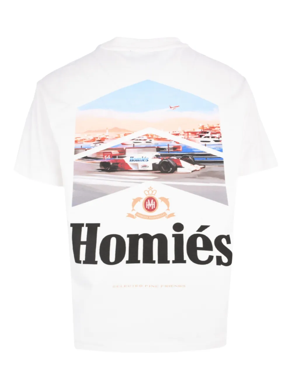 HOMIES MARBELLA Racing Limited T-shirt Wit