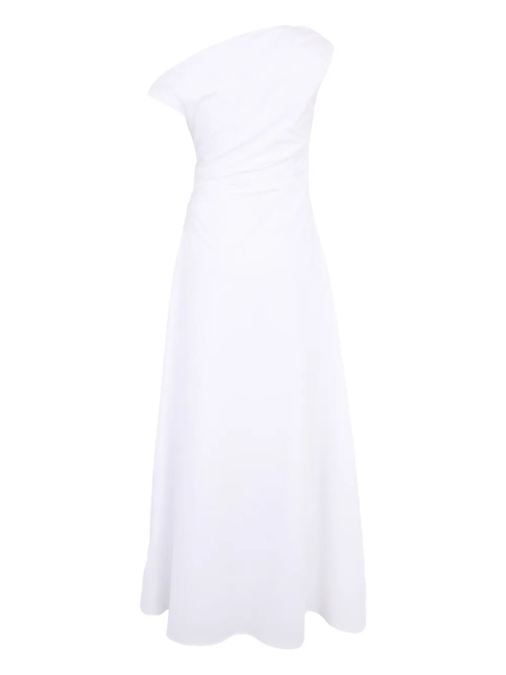 STAUD Phare one-shoulder maxi dress - Wit