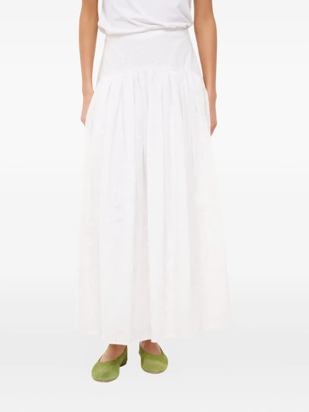 Staud Procida Skirt In White