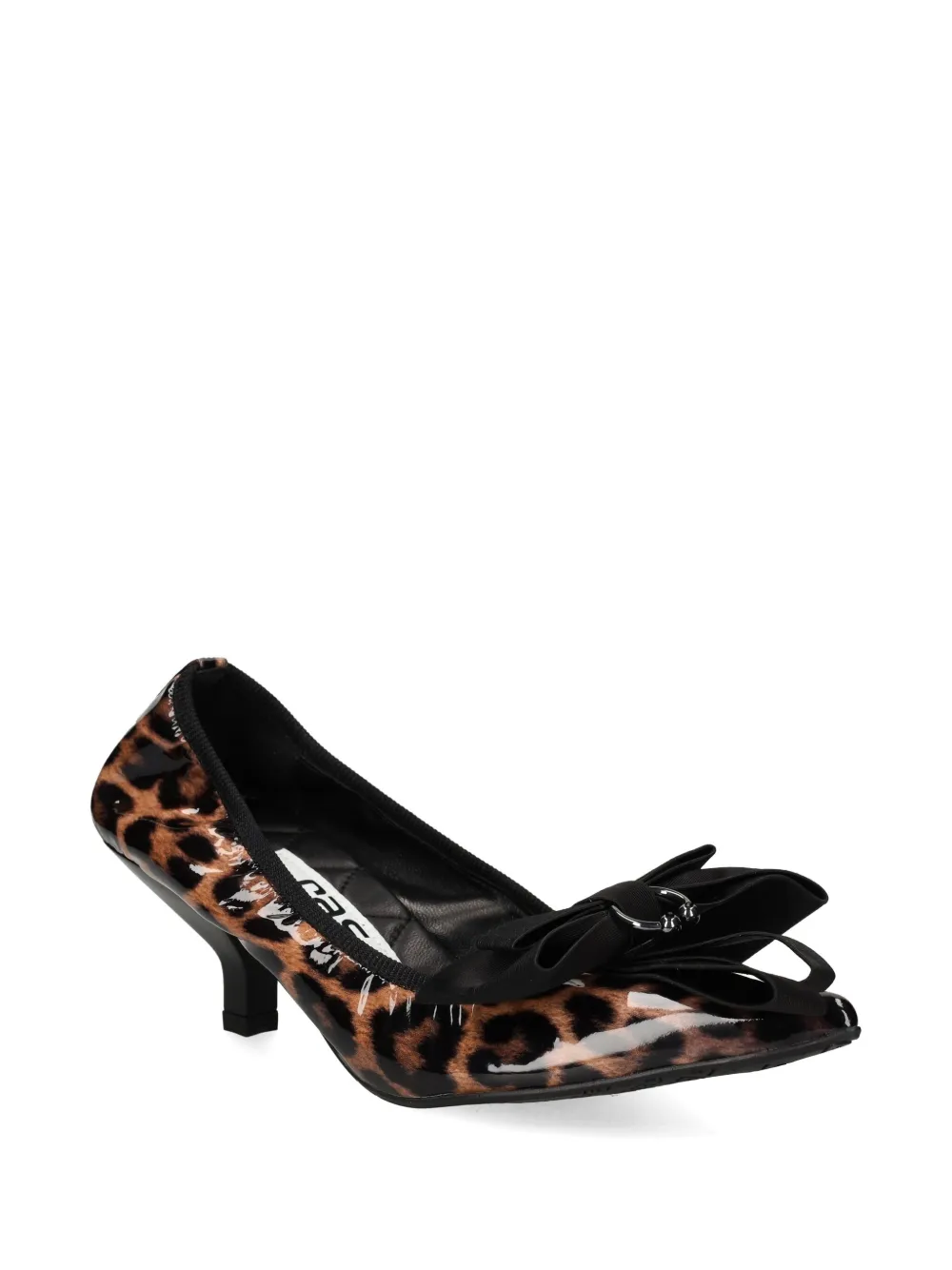 Ras 50mm leopard-print bow pumps | Heeled Pumps | Image 2