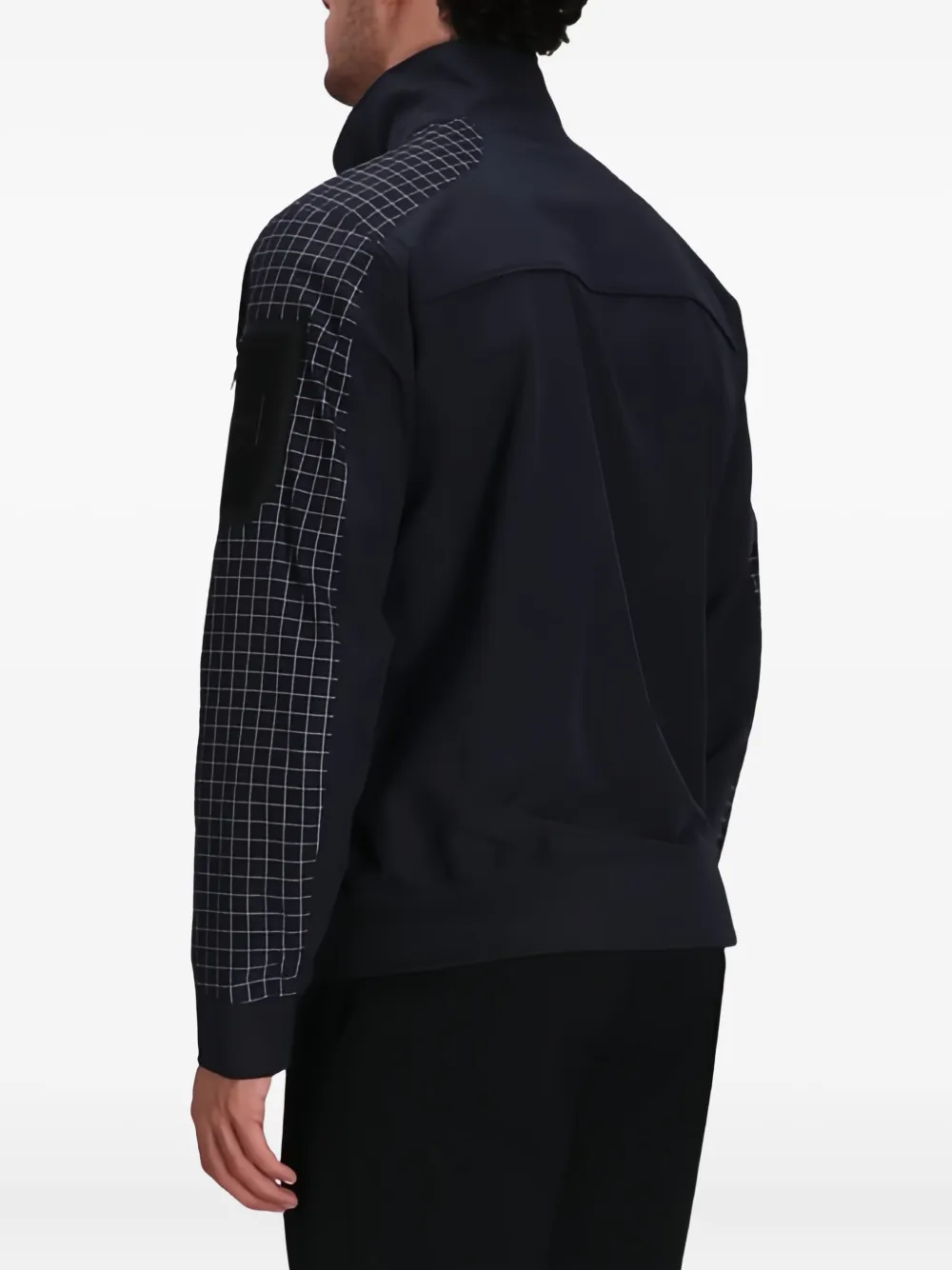 BOSS Jack met rastervlak Blauw