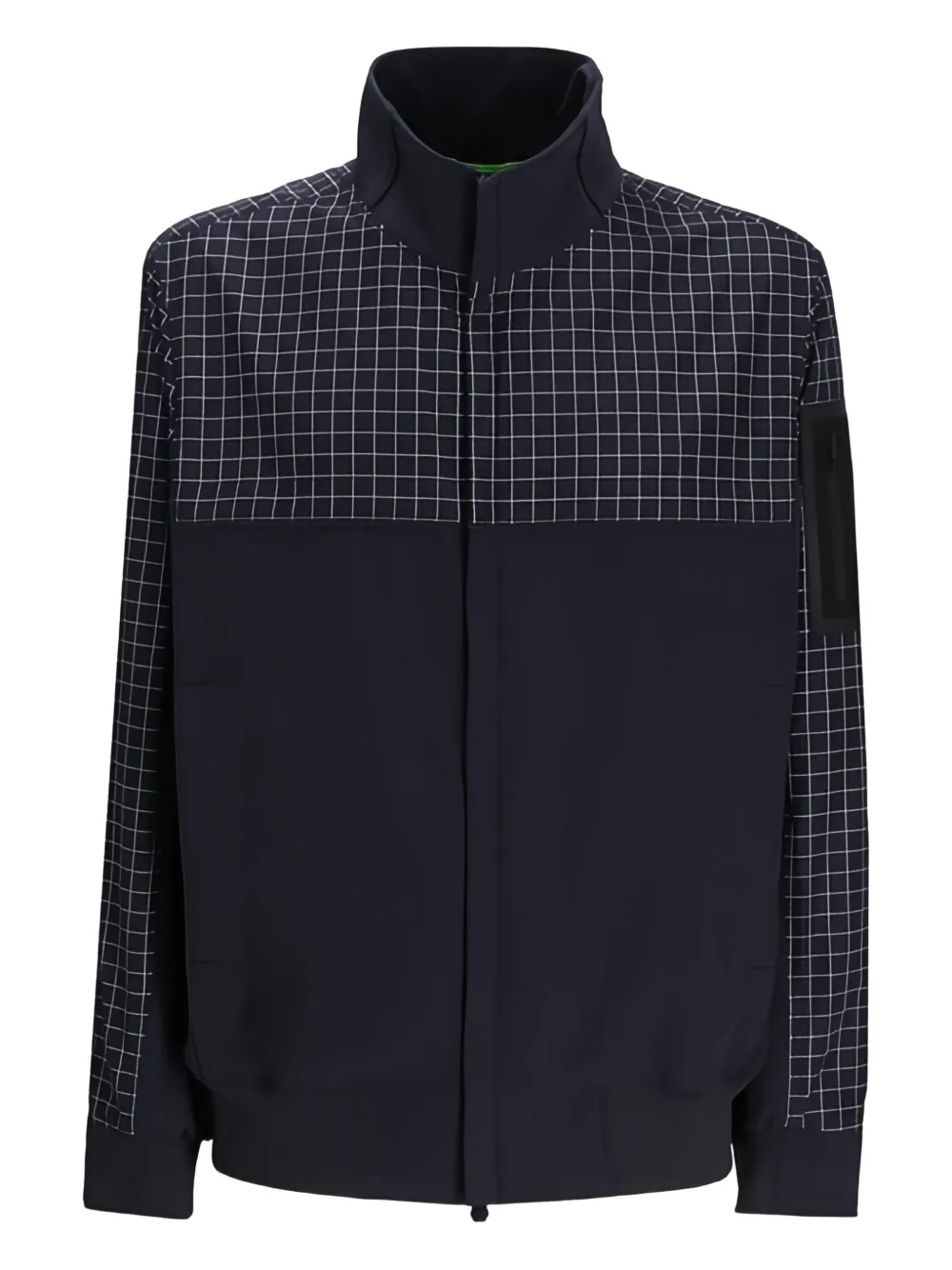 BOSS grid-panel jacket | Blue | Image 1