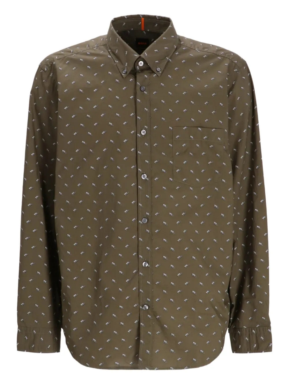 BOSS Camicia con stampa - Verde
