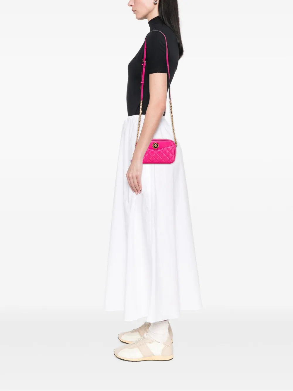 Versace Pre-Owned 2021-2025 Quilted Lambskin La Medusa Camera Bag crossbody bag | Pre-Owned | Image 2