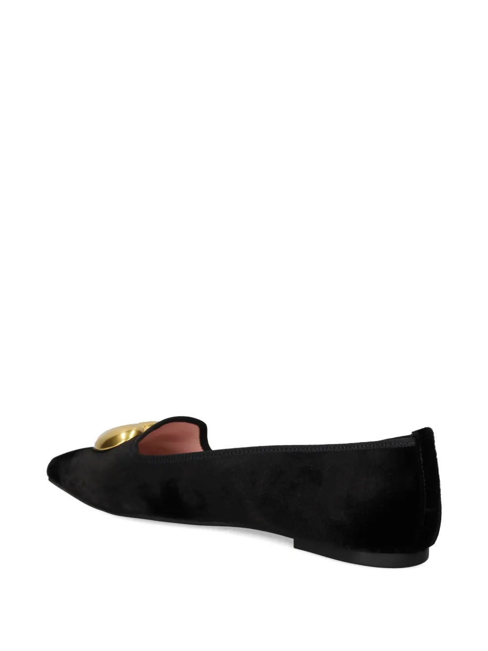 Pretty Ballerinas Ella ballerina's verfraaid met hart Zwart