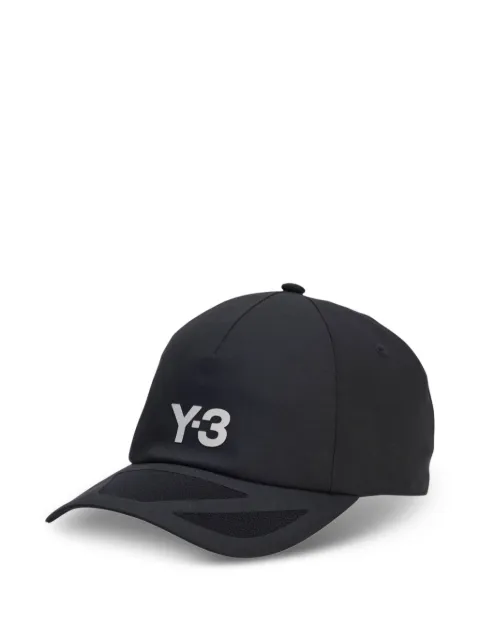 Y-3 logo-detail mesh-panels baseball cap hat