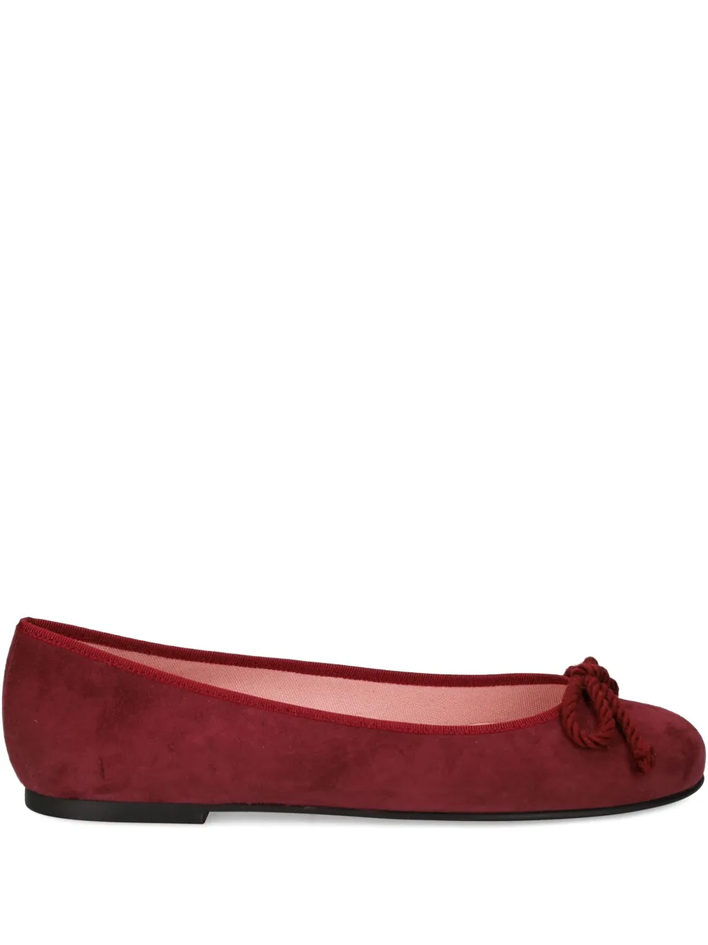 Pretty Ballerinas Rosario bow-detail round-toe ballet flats | Red | Image 1