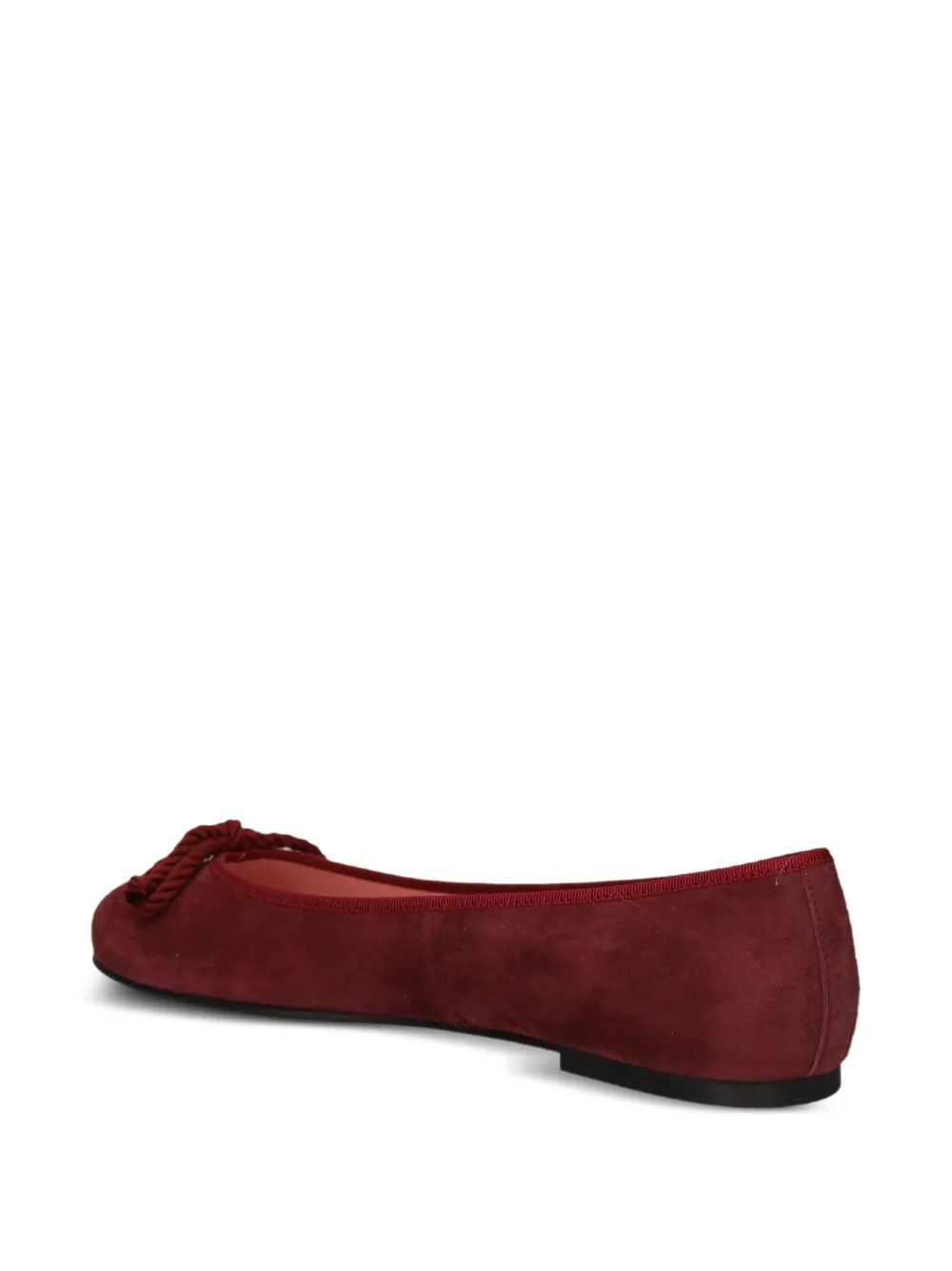 Pretty Ballerinas Rosario bow-detail round-toe ballet flats Red