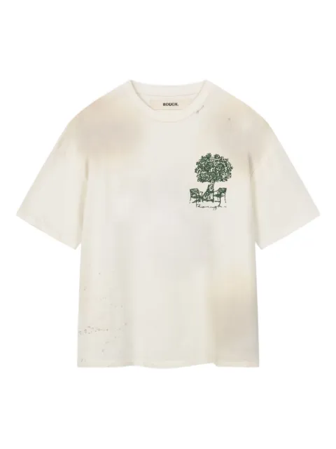 ROUGH. T-Shirt mit Baum-Print