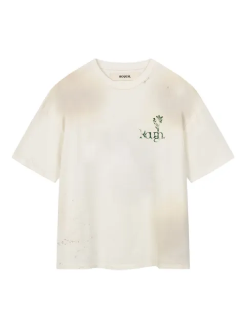 ROUGH. T-Shirt mit Logo-Print